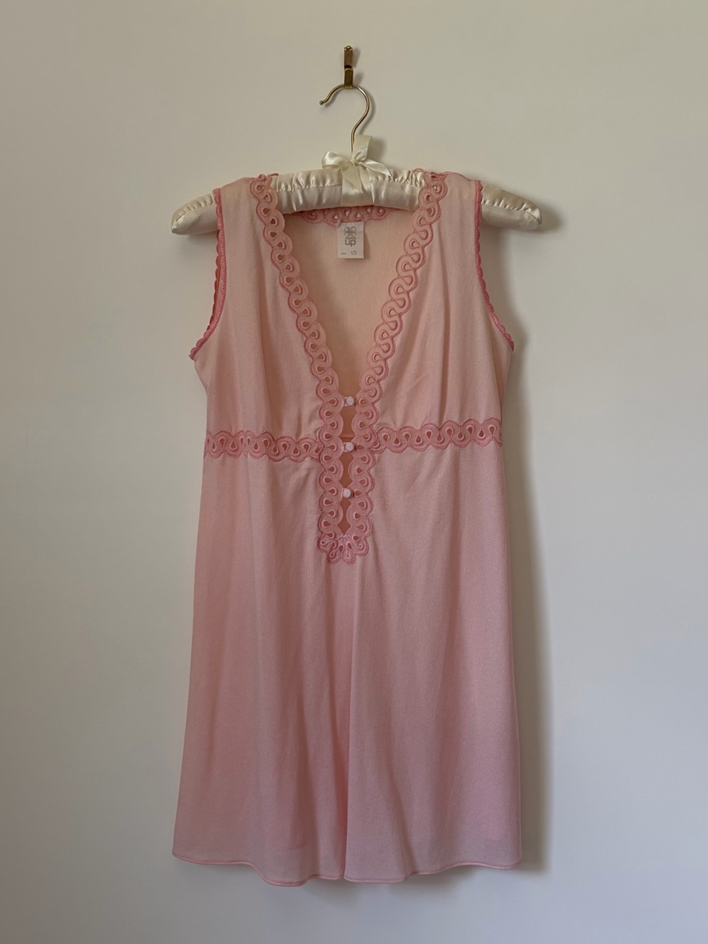 Vintage Coquette Babydoll Mini Dress